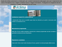 Tablet Screenshot of ilclima.it